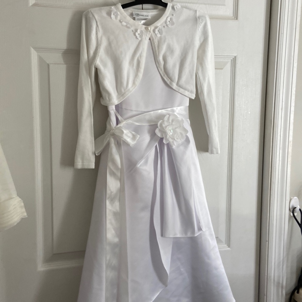 Cinderella Couture Flower Girl Dress w/ Bonnie Jean Sweater
